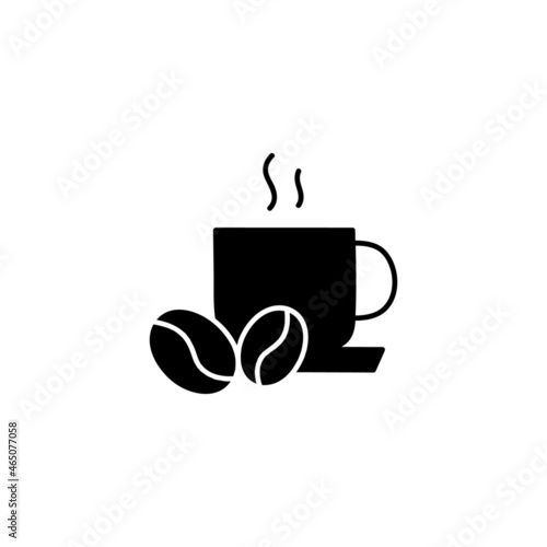 hot cin solid black flat shape glyph icon, isolated on white background 