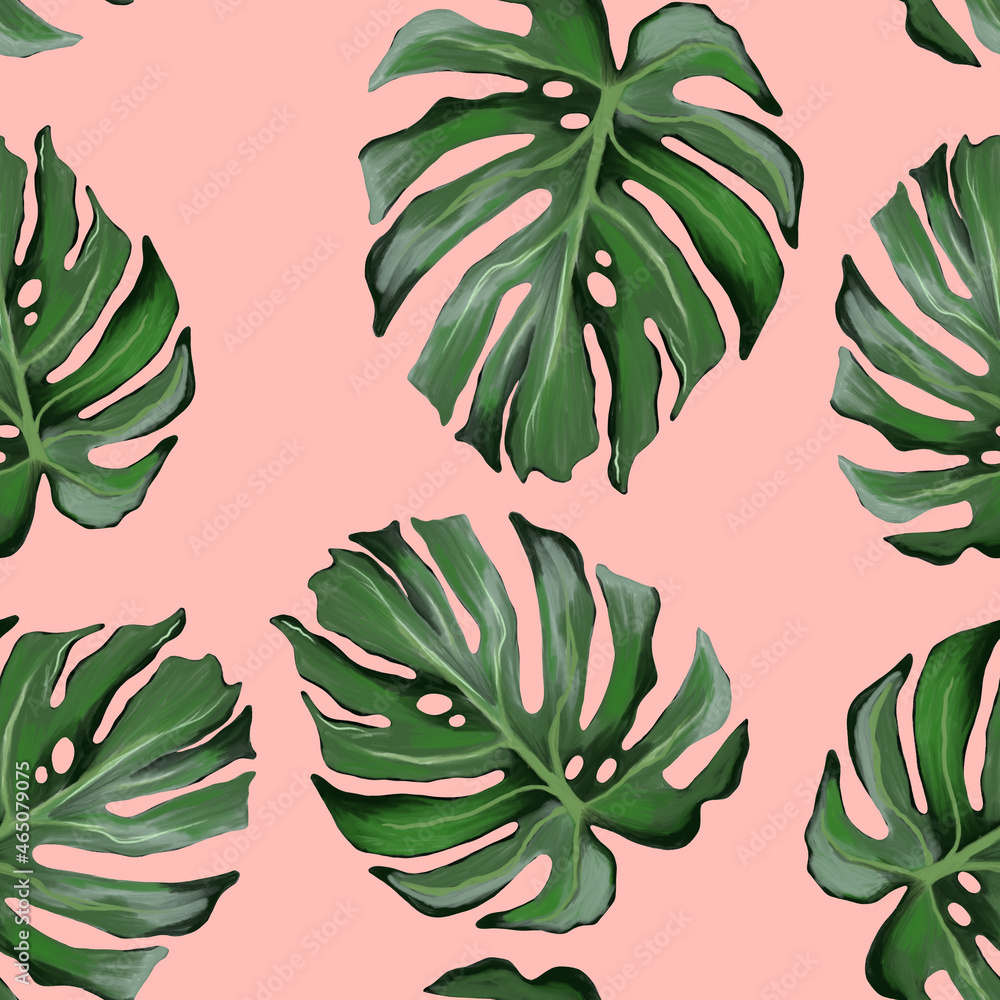seamless pattern with leaves seamless pattern with leaves