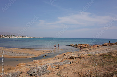 Calabernardo  Italy - September 15  2021   View of Calabernardo beach