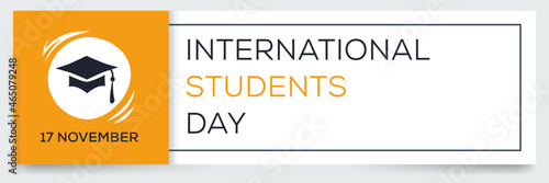 International Students Day, held on 17 November.