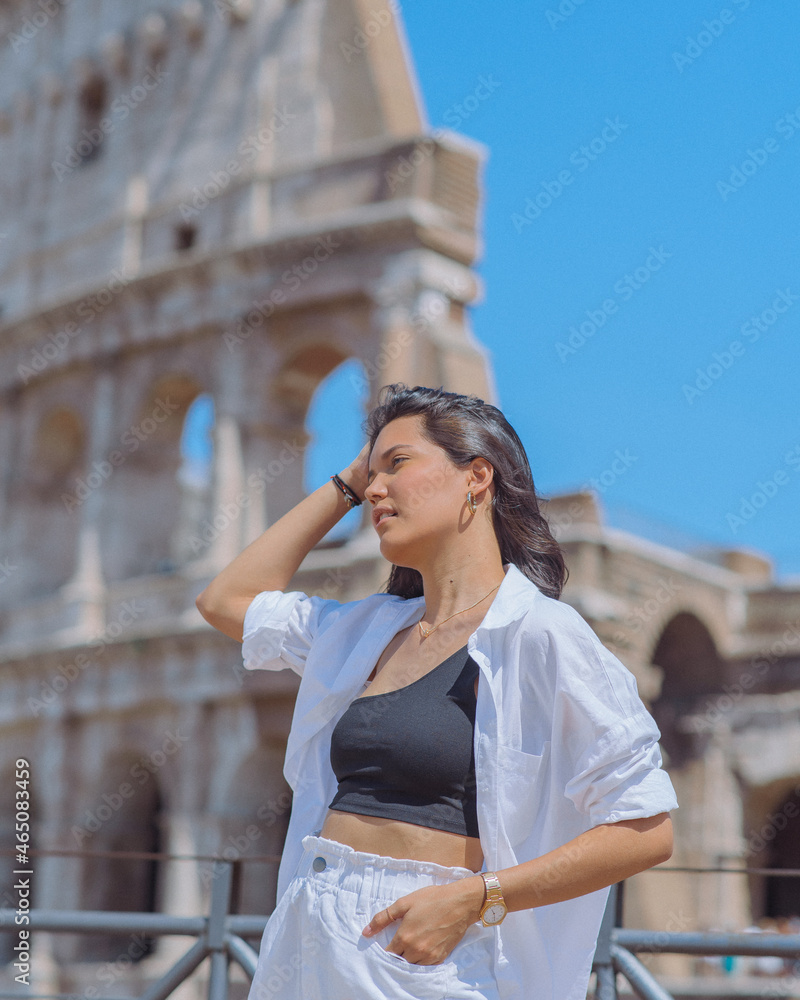 woman in the Coliseum