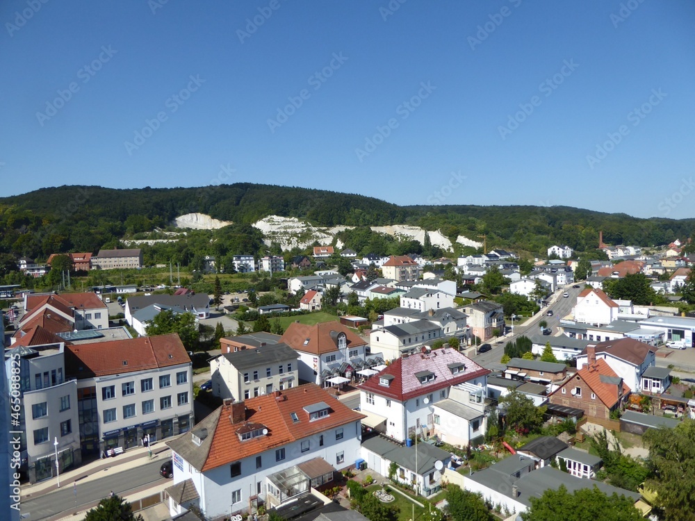 View of Sassnitz, Ruegen Island, Mecklenburg-Western Pomerania, Germany