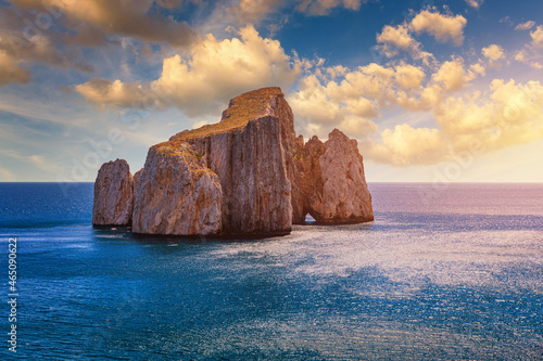 High cliffs of Mediterranean coast, 
