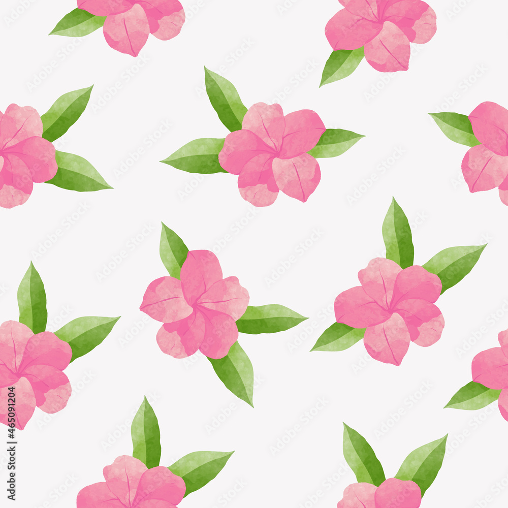 Floral bouquet vector pattern with small flowers and leaves, Elegant template for fashion prints