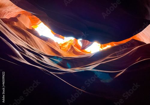 Upper Antelope Canyon Eye Formation in Slot Canyon