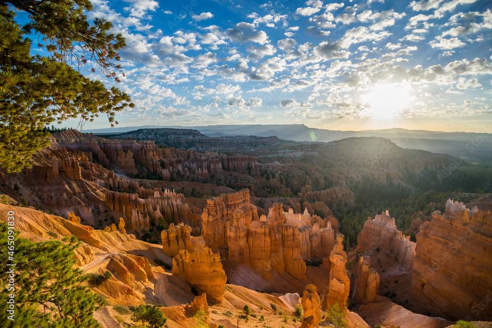 Sunrise Over Bryce Canyon National Park Amphitheater and Hoodoos