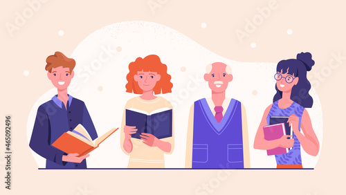 Collection of teacher
