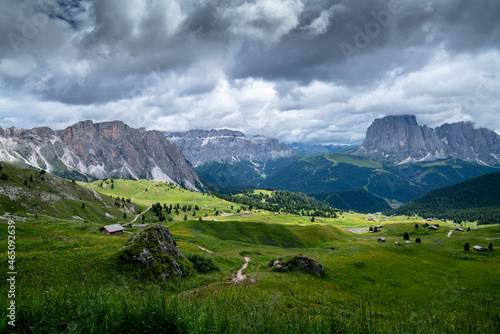 Idyllic landscape in the Alps - Dolomites - Italy