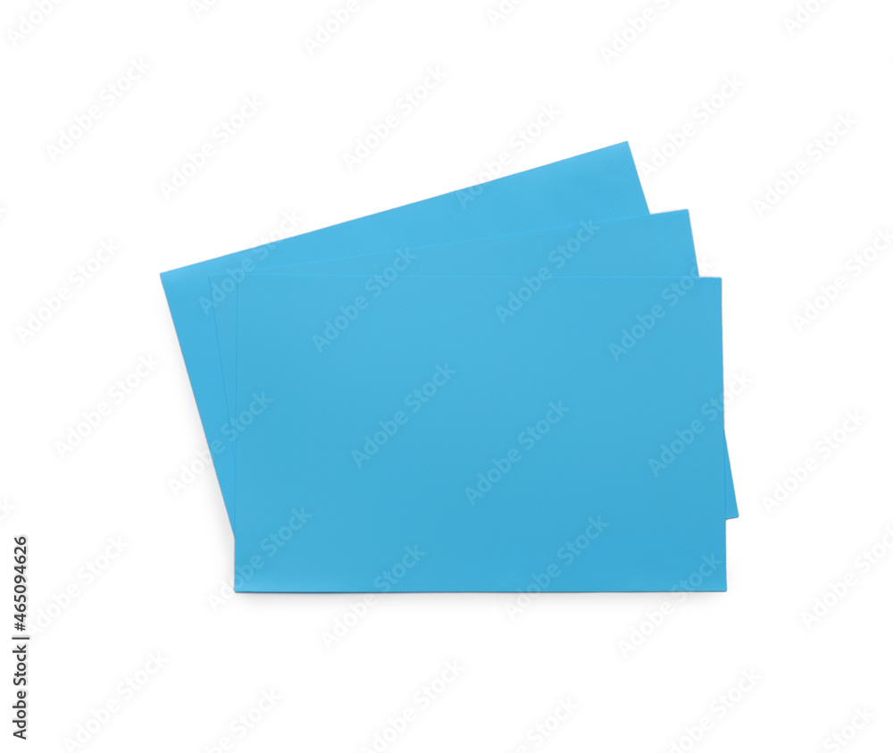 Facial oil blotting tissues on white background, top view Facial oil blotting tissues on white background, top view