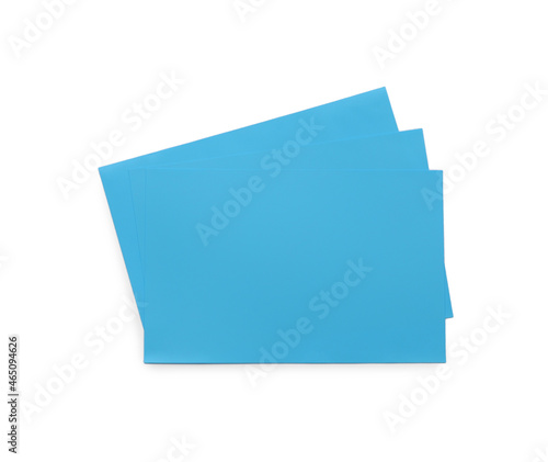 Obraz na plátně Facial oil blotting tissues on white background, top view