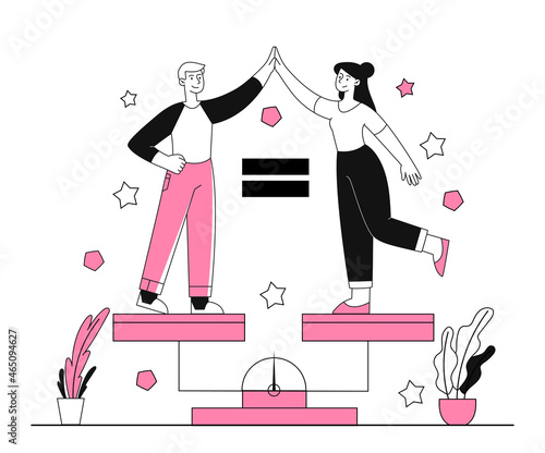 Gender balance concept