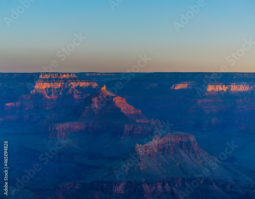 Sunrise at South Rim Grand Canyon National Park Mather Point