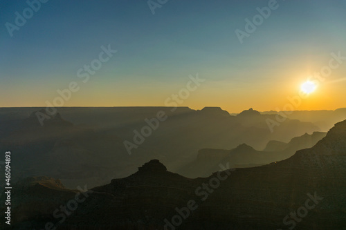 Sunrise at South Rim Grand Canyon National Park Mather Point © legacy1995