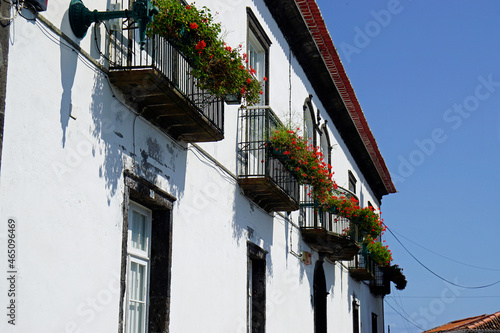 traditional housese on the azores islands