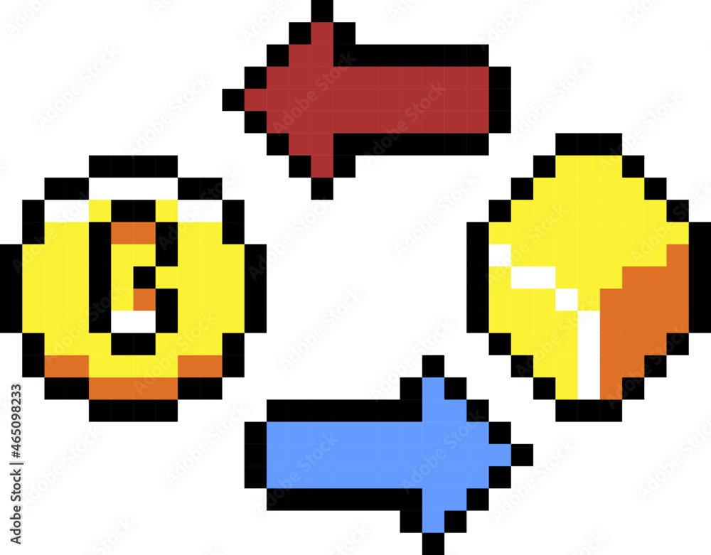 Obraz premium nft trading pixel icon