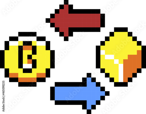 nft trading pixel icon