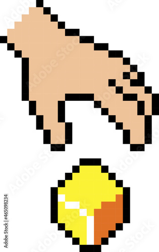 drop nft pixel icon