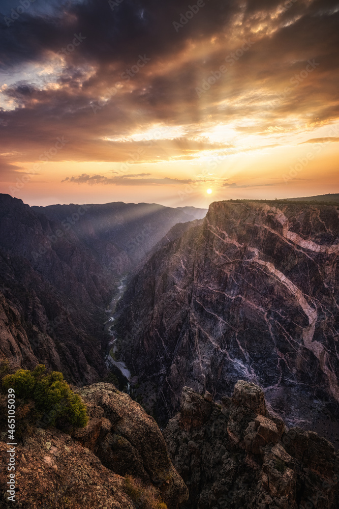 Sunset over the Canyon