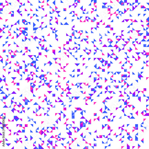Abstract mosaic of right triangles
