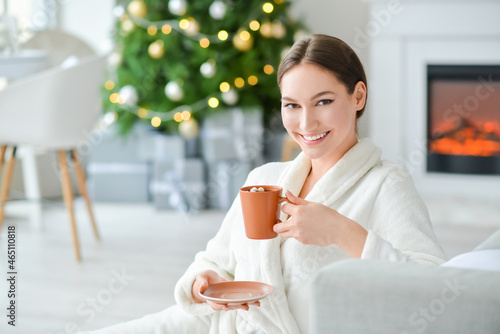 Beautiful young woman with ...