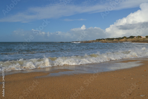 Paysage marin  plage c  te atlantique  Pornic