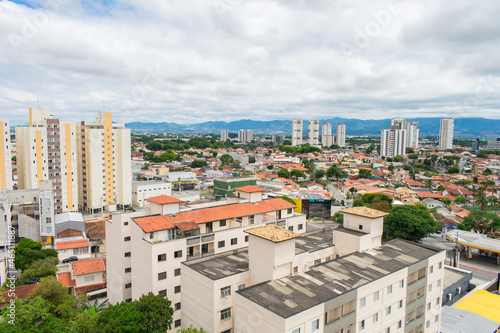 A view of Taubate's cityscape from above - Sao Paulo state, Brazil © Helissa
