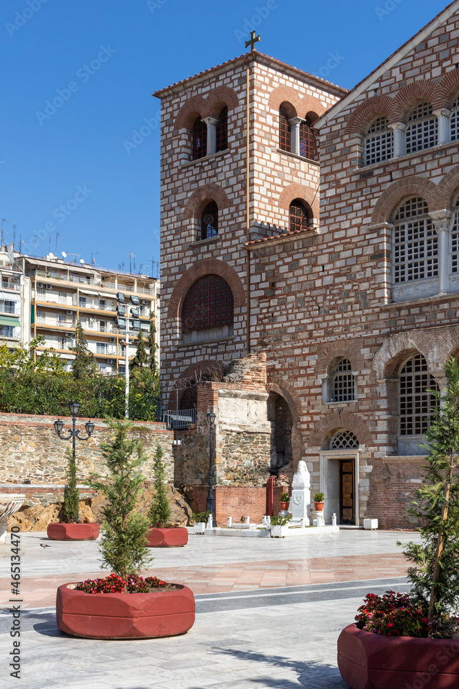 Ancient Church of Saint Demetrios in Thessaloniki,  Greece