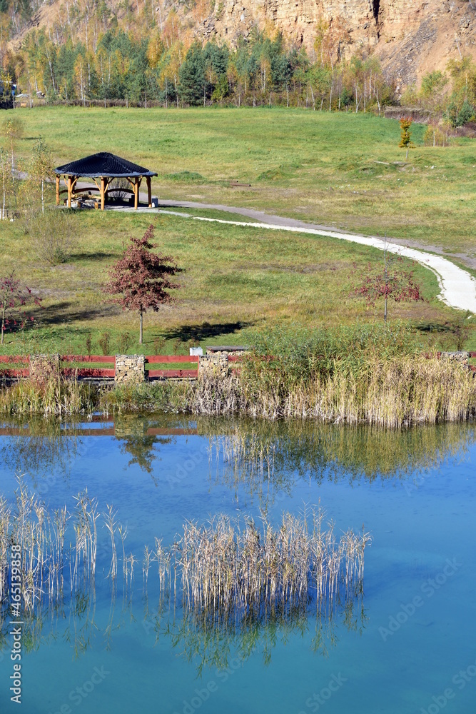 Park Gródek, staw Wydra, Polskie Malediwy, dawny, kamieniołom, woda, Park Gródek, staw Wydra, Polskie Malediwy, dawny, kamieniołom, woda,