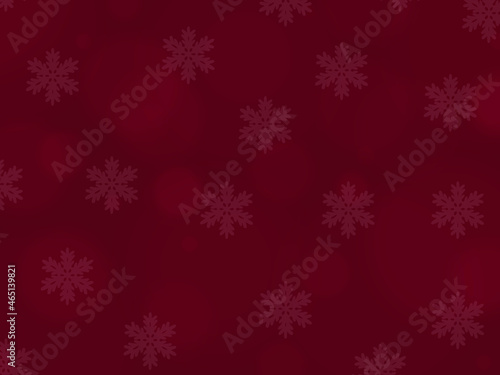 Red background with snow flakes