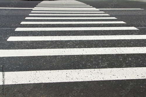 zebra crosswalk on the road