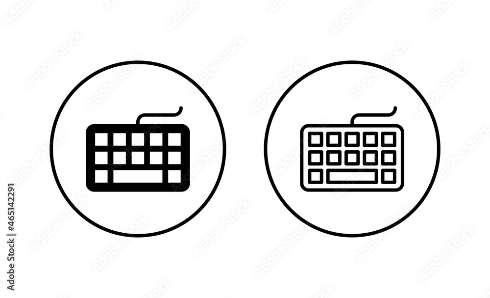 Keyboard icons set. keyboard sign and symbol Keyboard icons set. keyboard sign and symbol