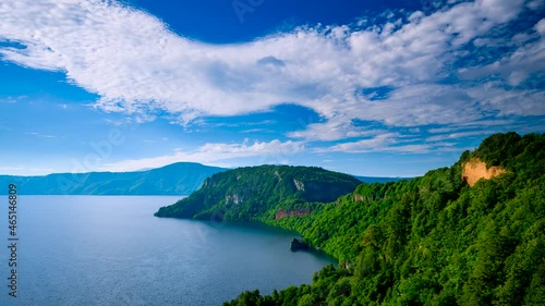 夏の十和田湖のタイムラプス映像