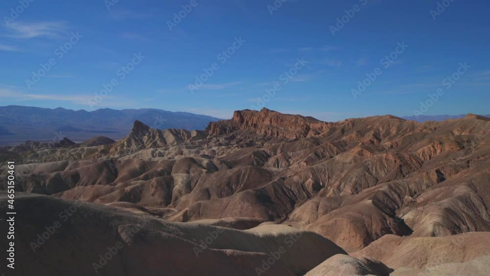 Zabriskie Point in Death Valley Desert Rock Mountains Zabriskie Point in Death Valley Desert Rock Mountains