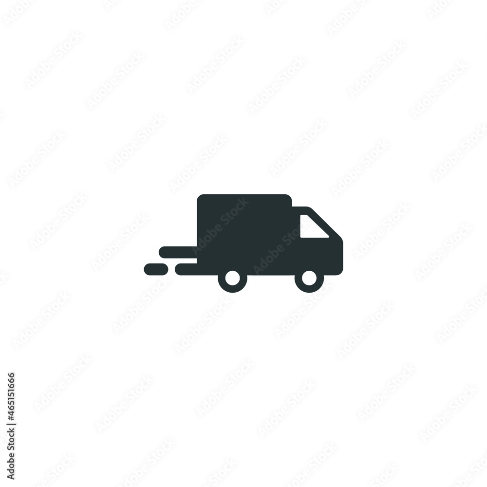 Delivery Truck Vehicle icon vector