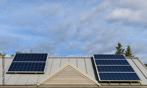 Wallpaper Mural Solar panels in the fall landscape of Katmai National Park, Alaska
 Torontodigital.ca