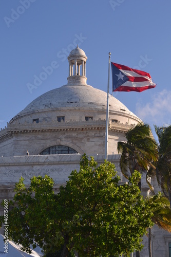 The capitol building in San Juan, Puerto Rico, US