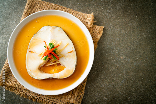 Steamed Cod Fish with Soy Sauce photo