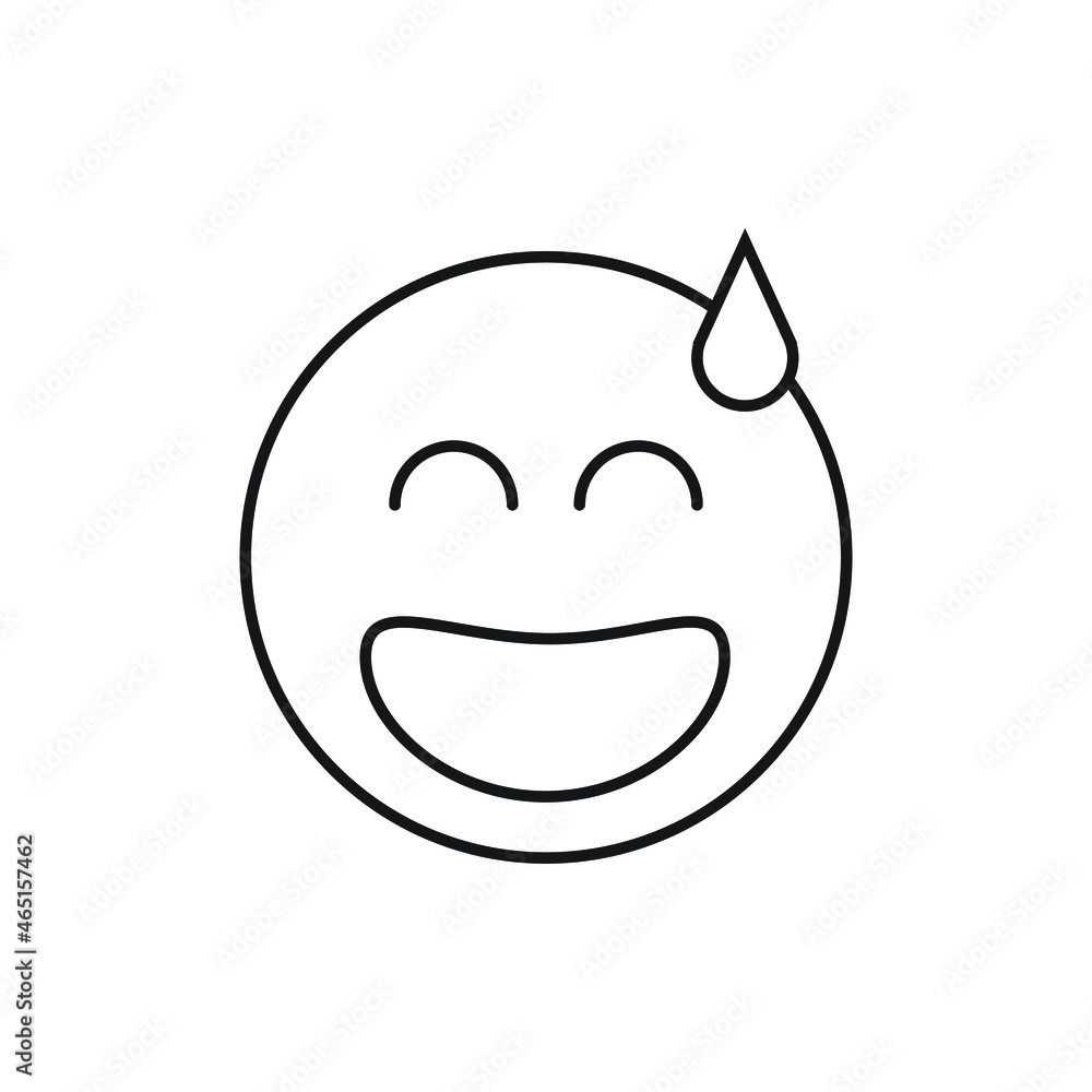 Smile icon design isolated on white background Smile icon design isolated on white background