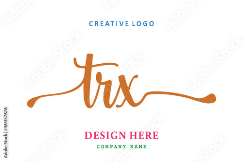 TRX lettering logo is simple, easy to understand and authoritative