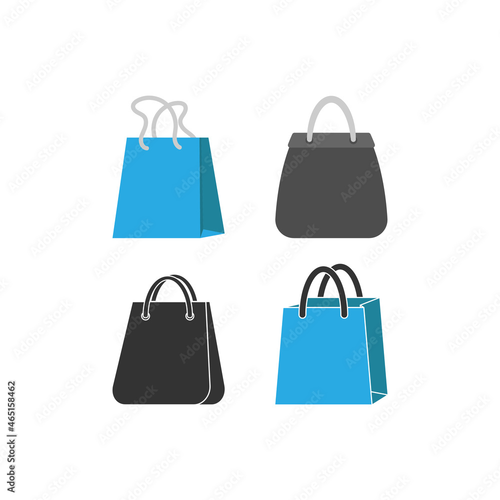 Shopping bag icon design template vector illustration isolated Shopping bag icon design template vector illustration isolated