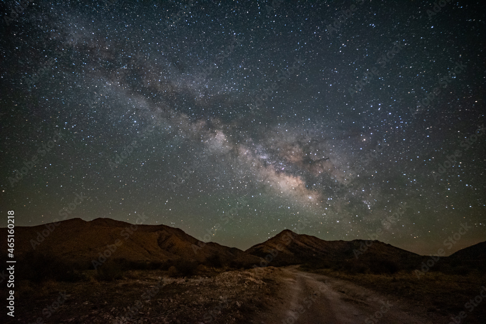 Milky way over the Dragoon Mountains