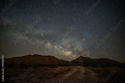 Milky way over the Dragoon Mountains