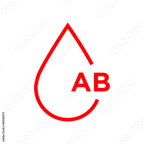 Blood type icon design vector illustration