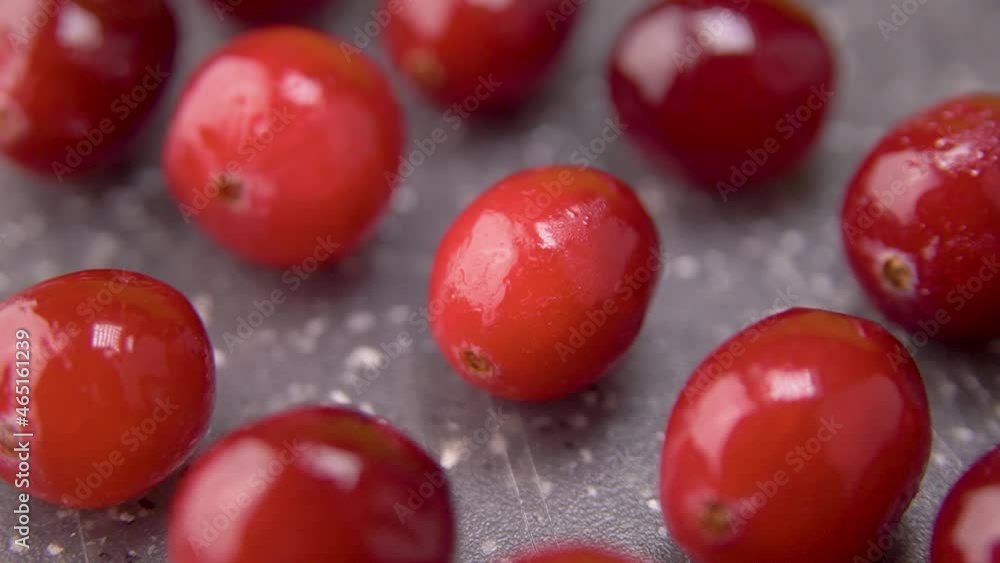 Closeup shot of cranberries with shadow play. Closeup shot of cranberries with shadow play.