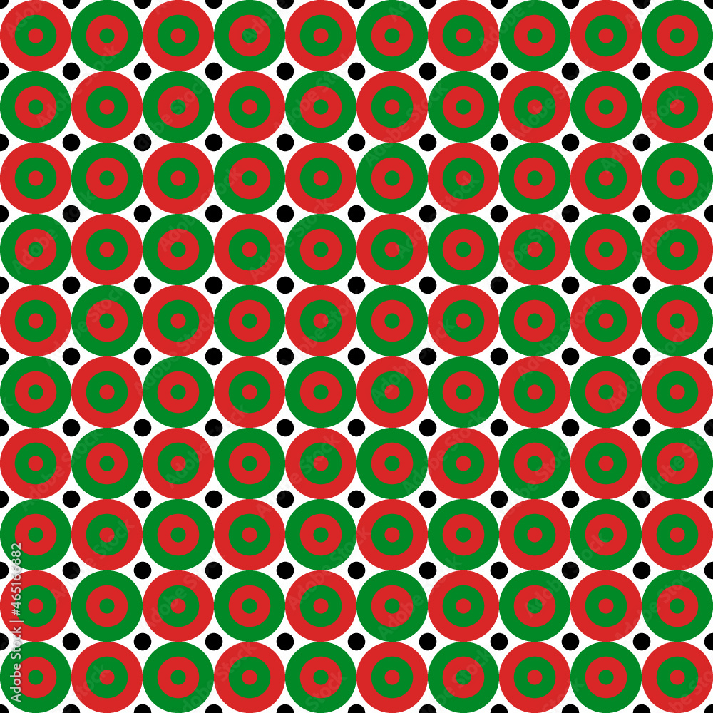 seamless pattern with circles dots background color wallpaper geometric vector Christmas 