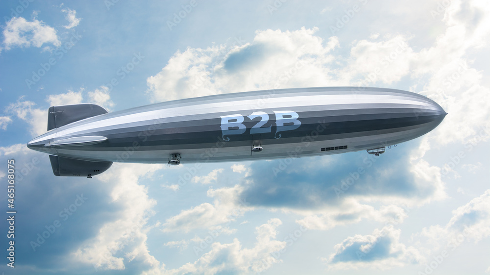 Fototapeta premium Street Sign to B2B