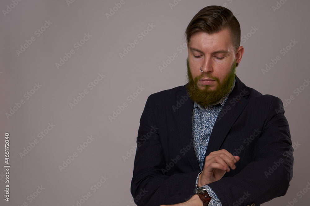 Business man self confidence posing office official Business man self confidence posing office official