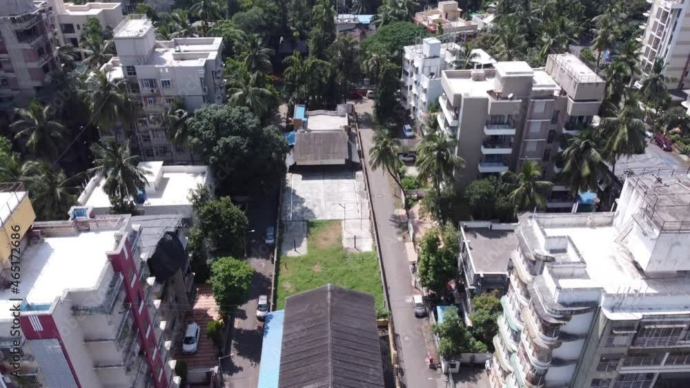 Drone footage of goregaon india best view and best view in goregaon under construction building