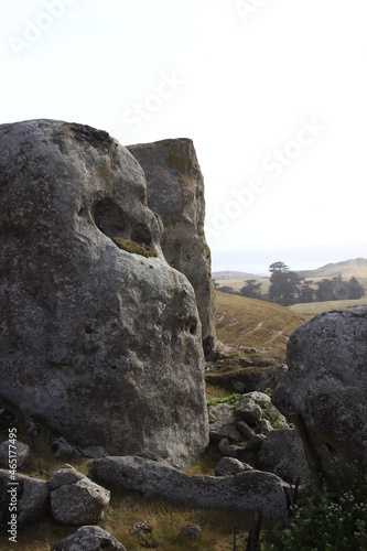 helmet shape rock, Dillon Beach CA, 2014 © Beltenebro