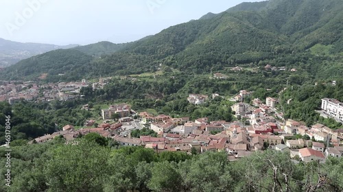 Pellezzano – Panoramica del borgo dall'Eremo del Santo Spirito photo
